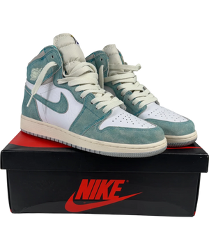NIKE Air Jordan 1 Retro High Og Turbo Green Trainers UK 6 EU 39