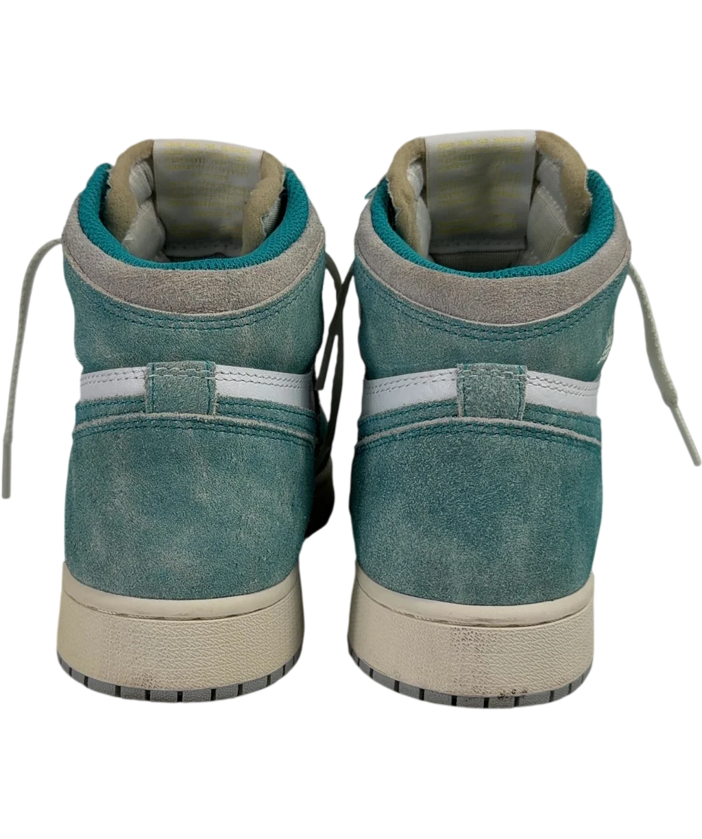 Nike Green QC Nike Air Jordan 1 Retro High OG Turbo Green Trainers, size UK 6 EU 39 👠 — back