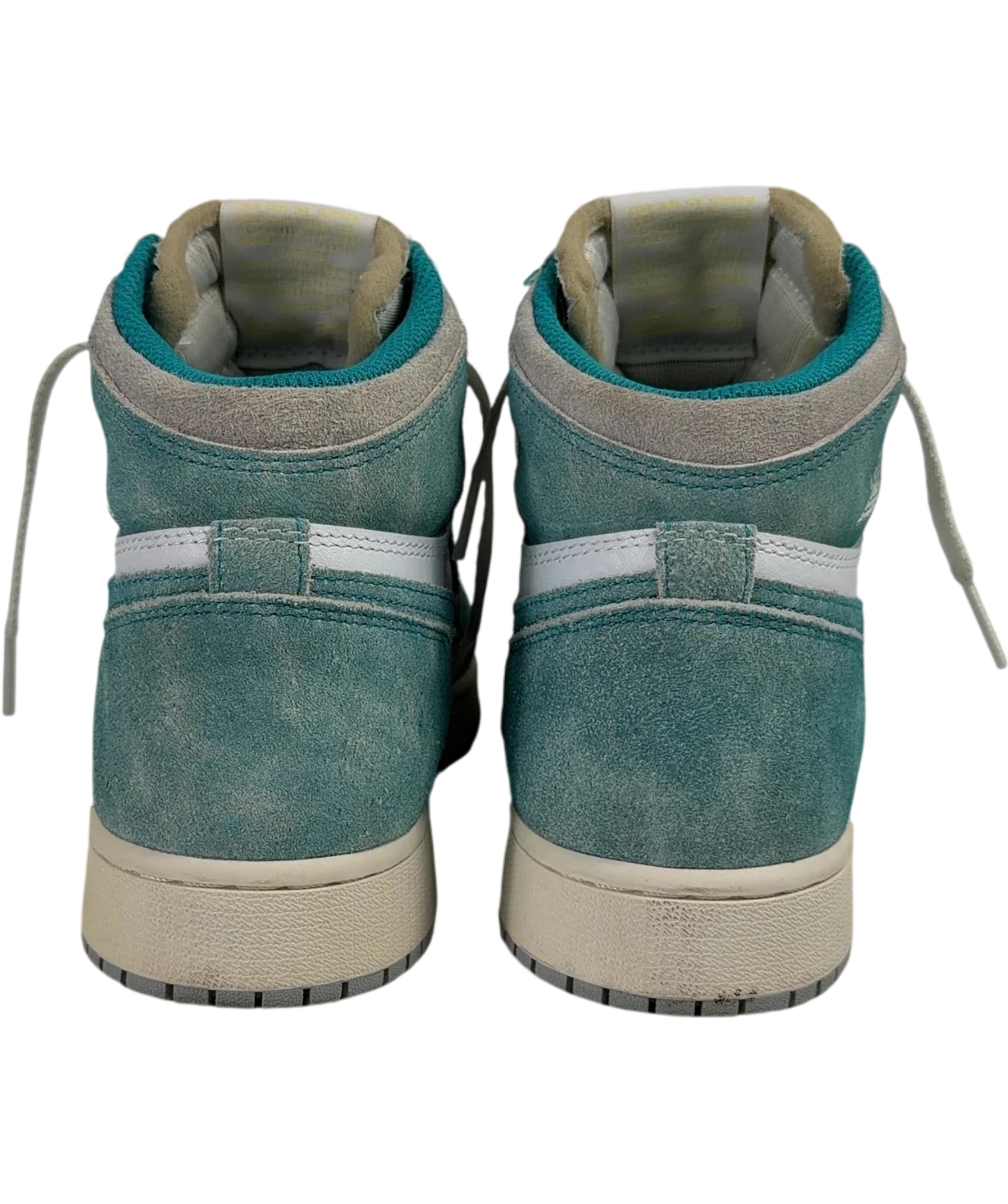 Nike Green QC Nike Air Jordan 1 Retro High OG Turbo Green Trainers, size UK 6 EU 39 👠 — back