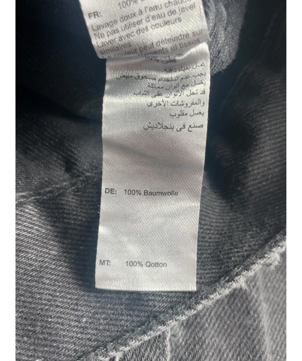 New Look Denim Black Oversized Denim Jacket UK 20 — Extra shot