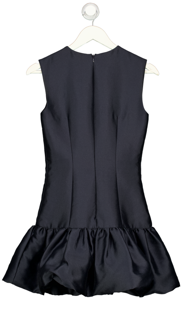 SELF PORTRAIT Navy Blue Taffeta Mini Dress UK 6