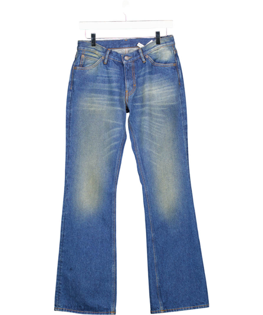 Acne Studios Blue Low-rise Bootcut Organic Jeans L32 W27
