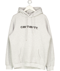 CARHARTT Grey Hooded Carhartt Sweatshirt UK L