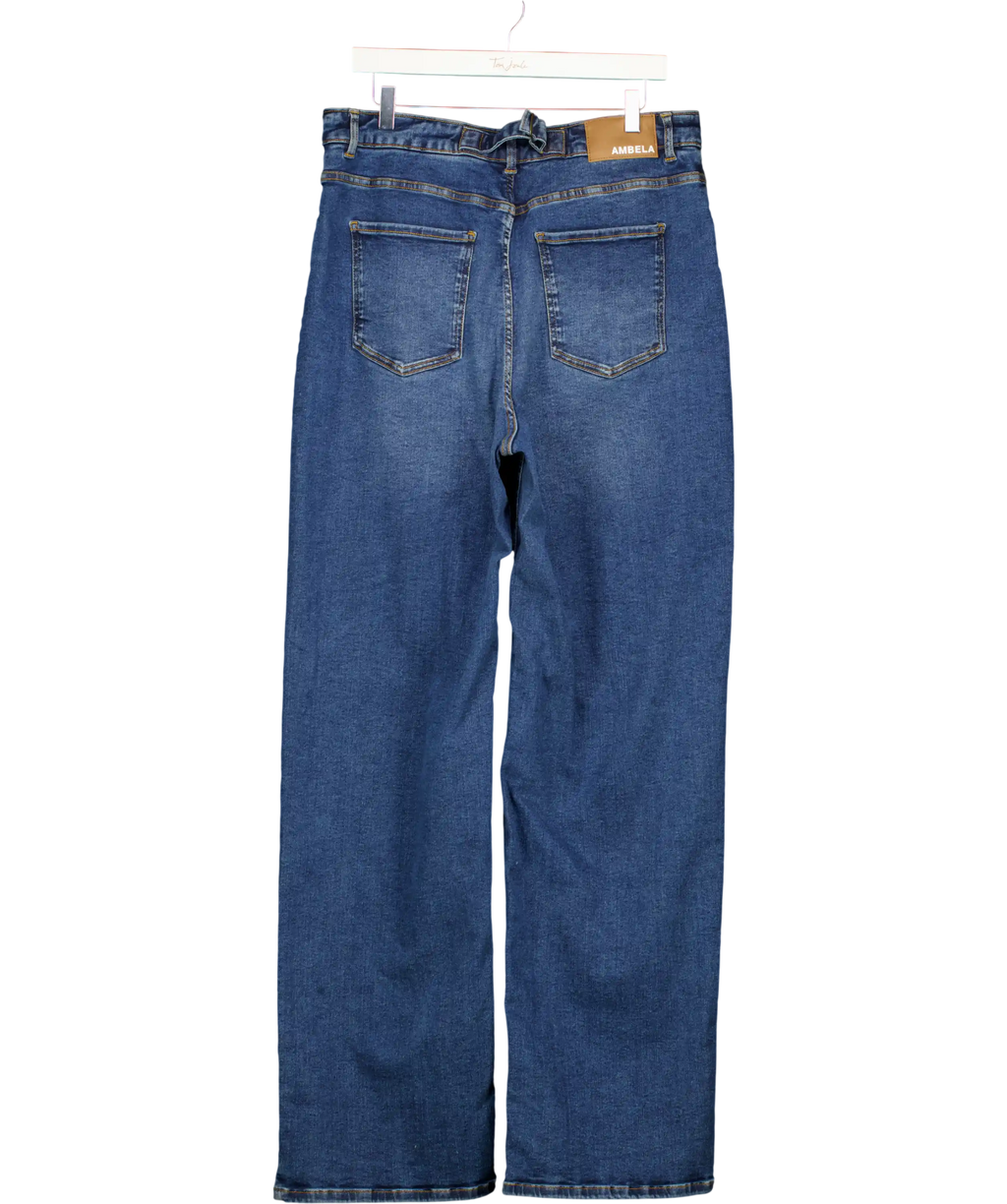 Ambela Blue Stretch Straight Jean UK 18