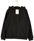 Icon Amsterdam Black The Milan Oversized Hoodie UK M