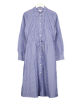 Tommy Hilfiger Blue Stripe Mid Length Shirt Dress UK 10