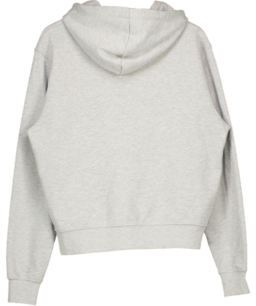 ZARA Grey Funnel Neck Hoodie UK S