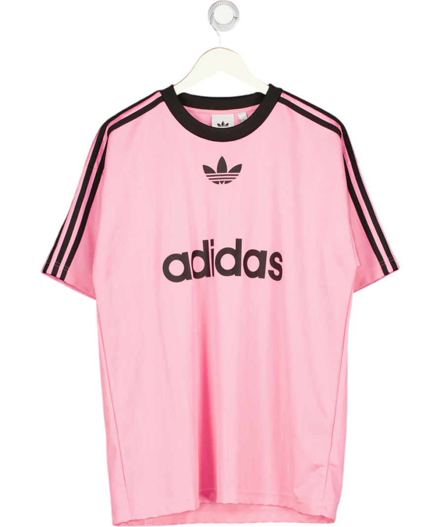 adidas Pink Adicolor Jersey Shirt T-shirt UK M