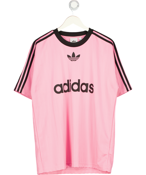 adidas Pink Adicolor Jersey Shirt T-shirt UK M