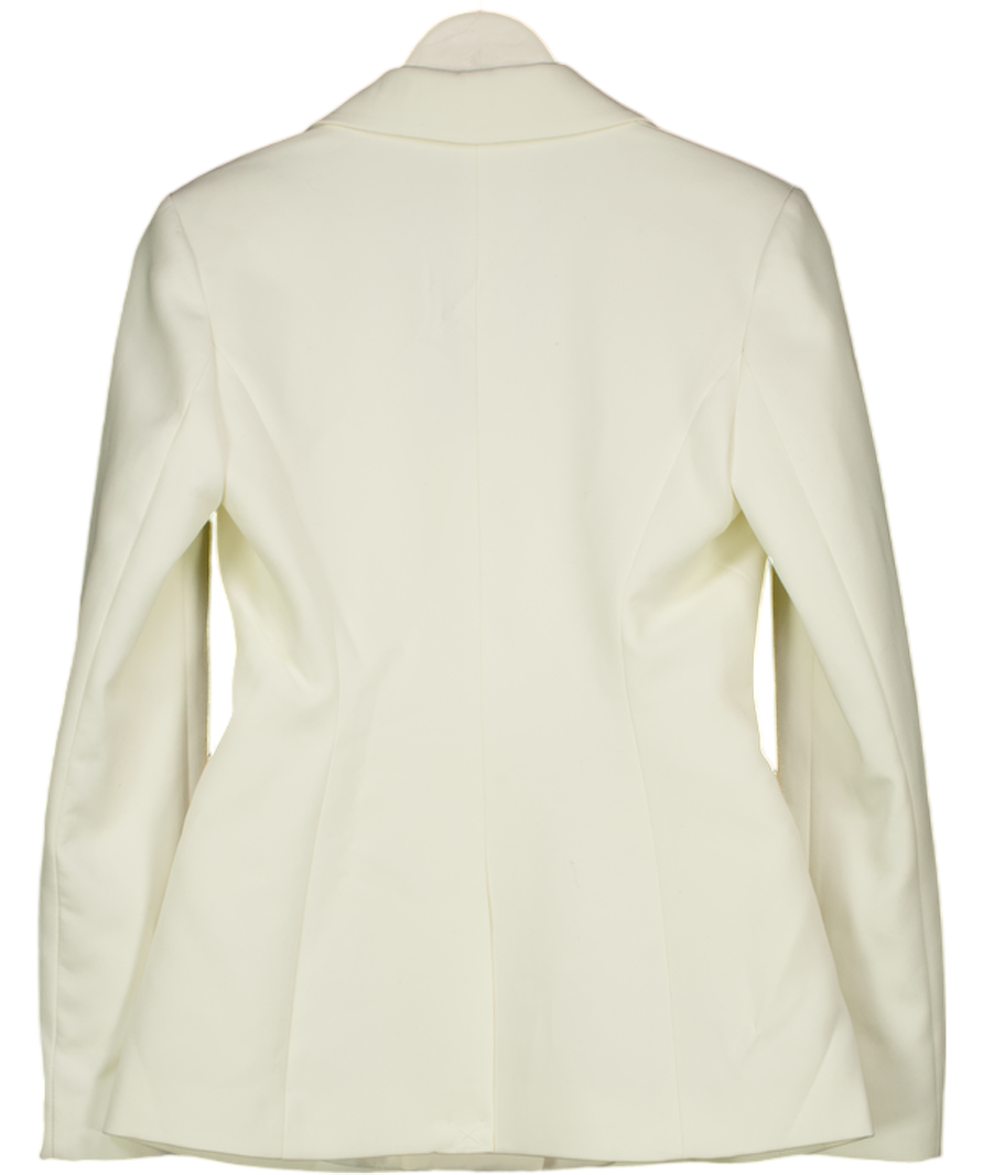 River Island Cream Fitted Blazer UK 6