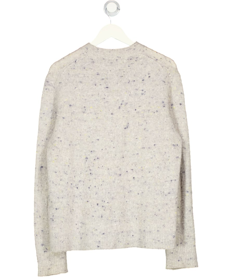 Acne Studios Grey Speckled Wool Cashmere Knit Crew Neck UK M