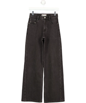 CDOU Black Straight Leg Jeans UK XS