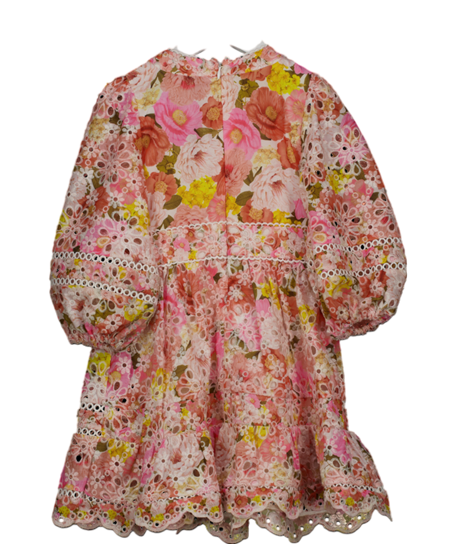 marlo Pink Floral Dress 5 Years