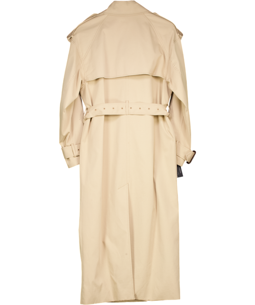 Camilla And Marc Beige Classic Camel Trench Coat UK XS/S