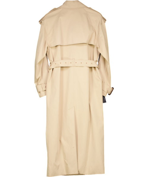 Camilla And Marc Beige Classic Camel Trench Coat UK XS/S