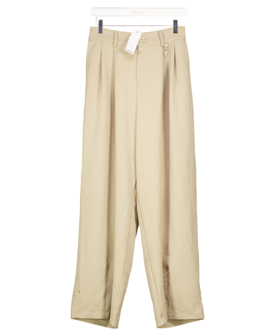 SWEATS Pleated Pant - Sand Beige UK L