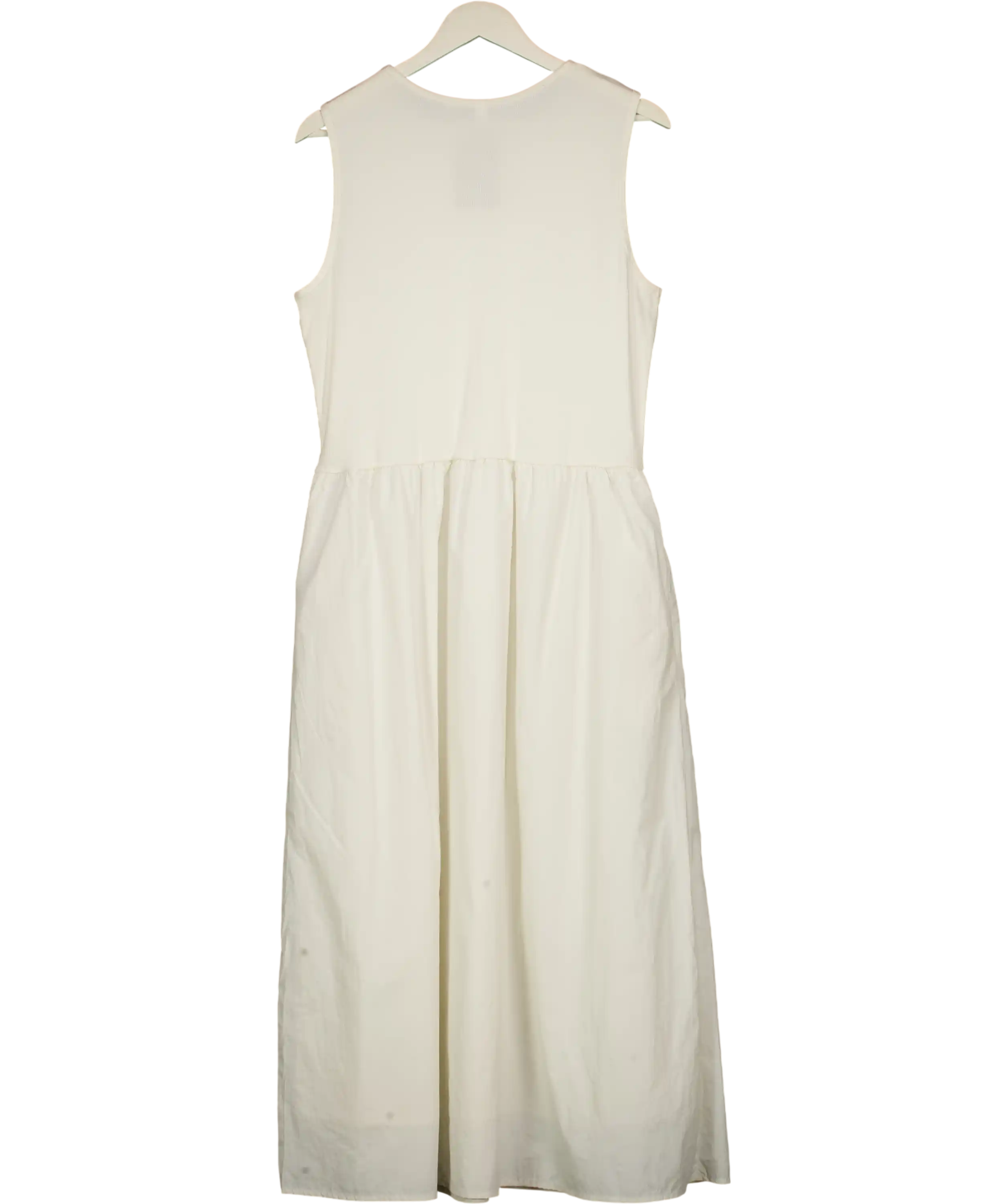 Abercrombie & Fitch White Sydney Smocked Maxi Dress UK XL