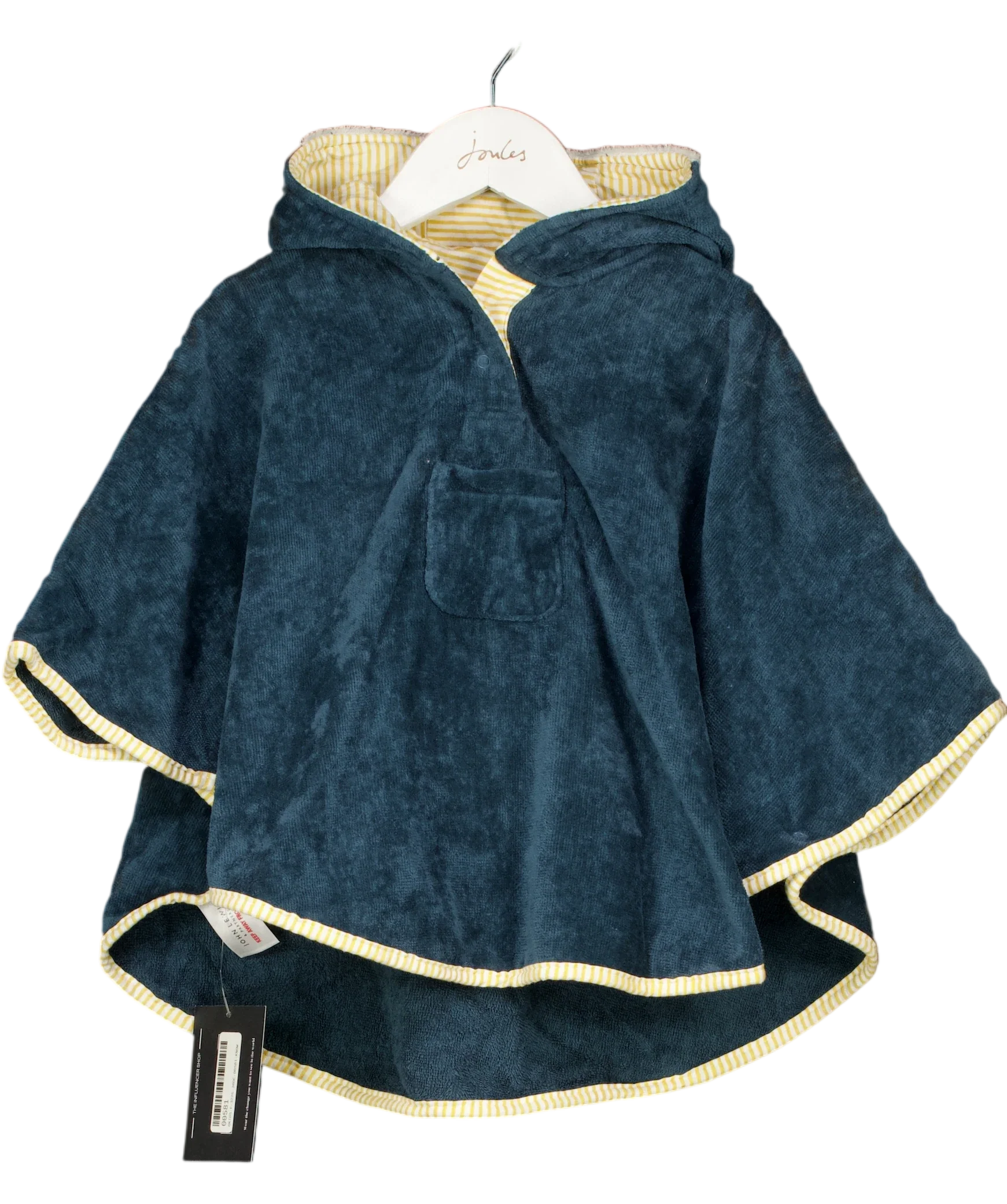 John Lewis Blue Cape Soft Fitted Sweatshirt 4 Years — Front
