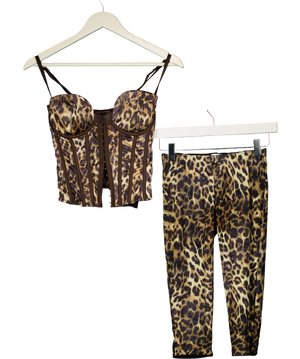 WMNS Brown Rawr 2.0 Capri's With Corset UK XS