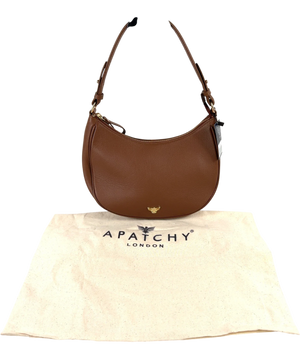 Apatchy London The Lucy Leather Bag Brown / Gold hardware