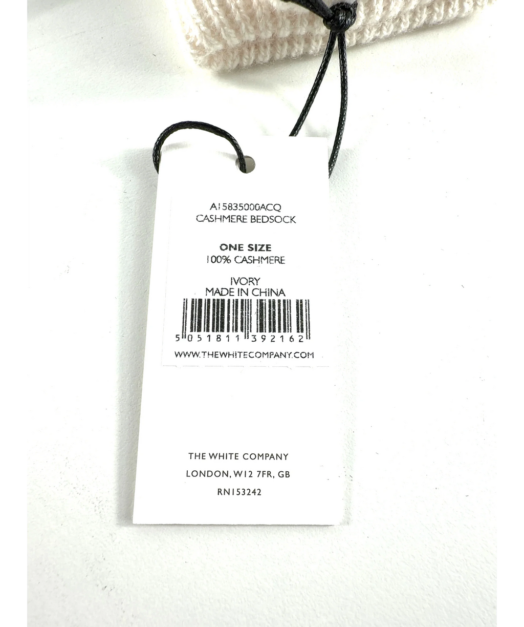 The White Company Cream Colour — label
