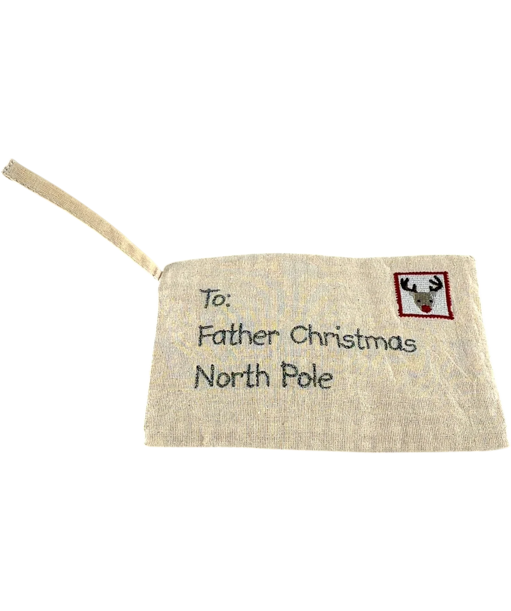 The White Company Beige Letter to Father Christmas — back