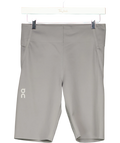 Run On Clouds Grey Running Shorts UK S — Front