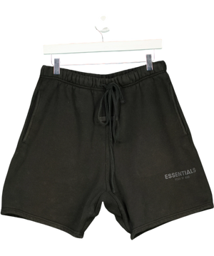 Fear of God Essentials Black Jogger Shorts UK M
