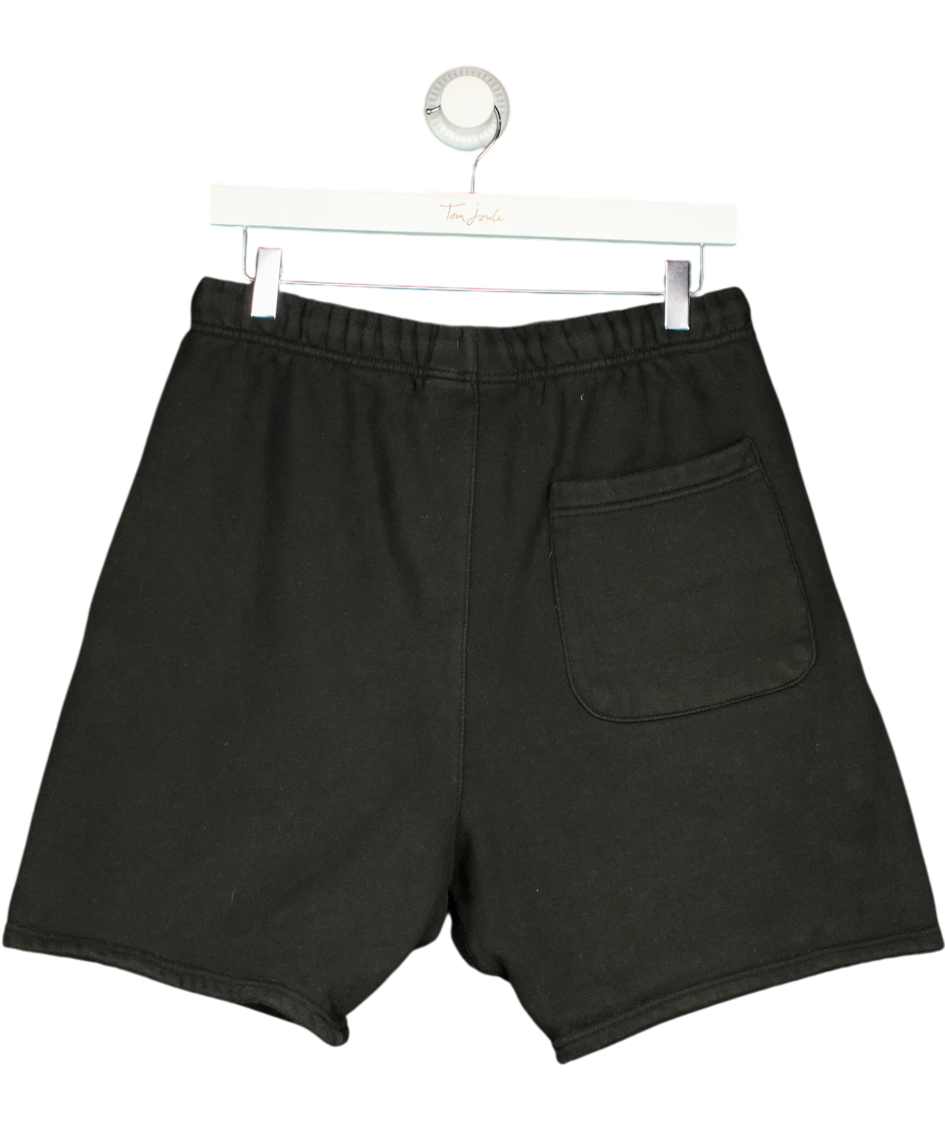 essentials Black Jogger Shorts UK M — Back