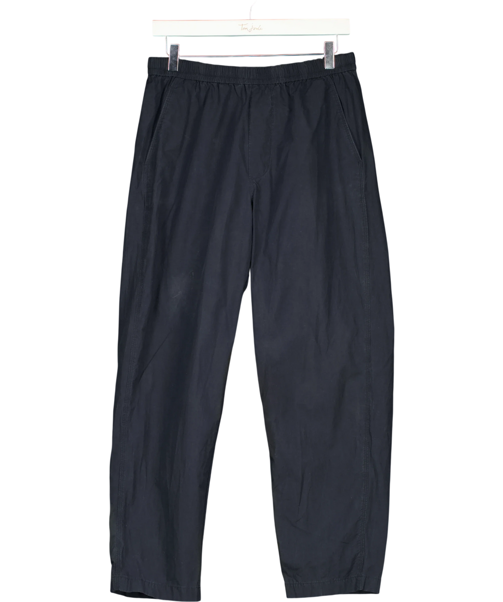 COS Blue Linen Trousers UK S — Front