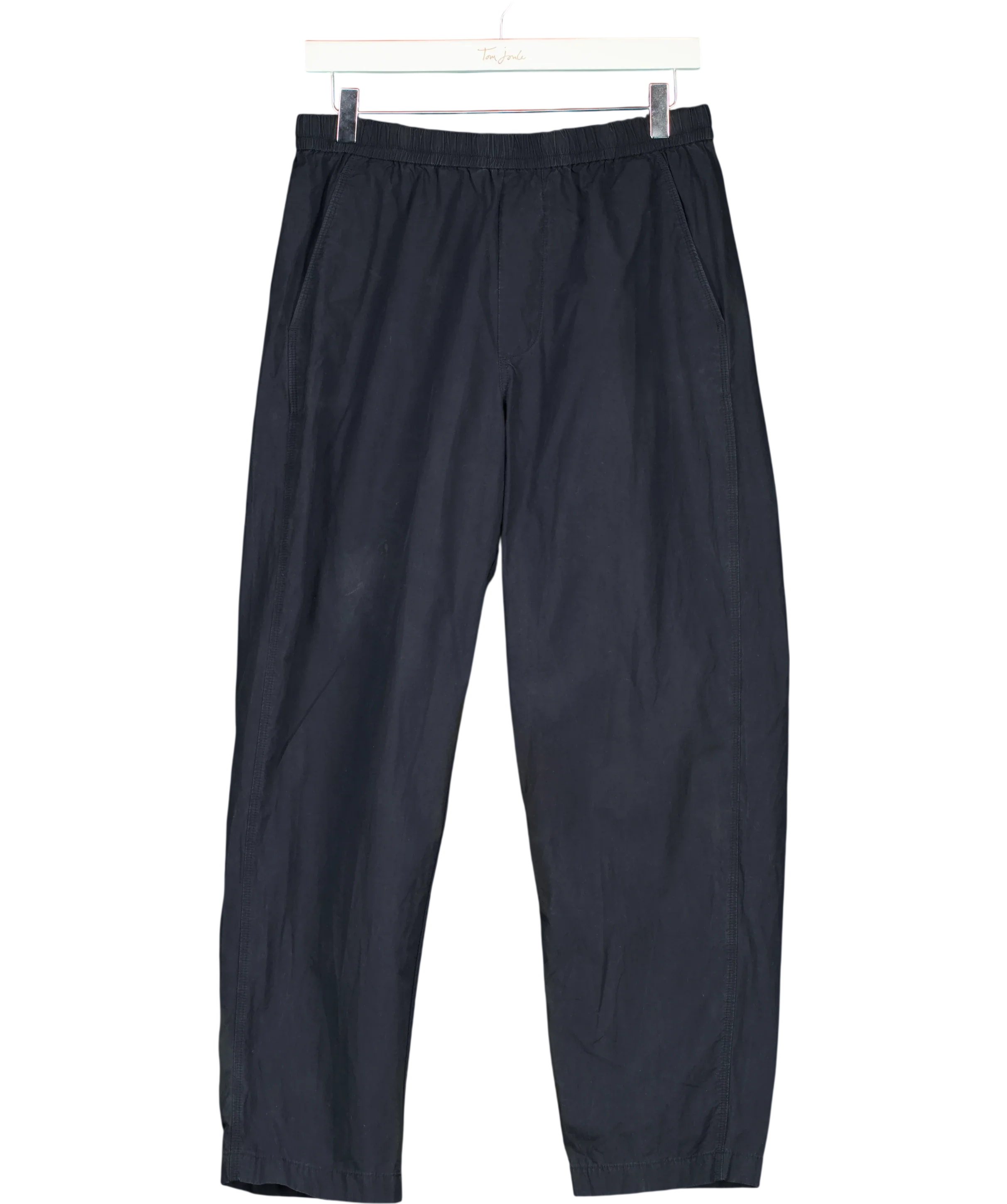 COS Blue Linen Trousers UK S — Front