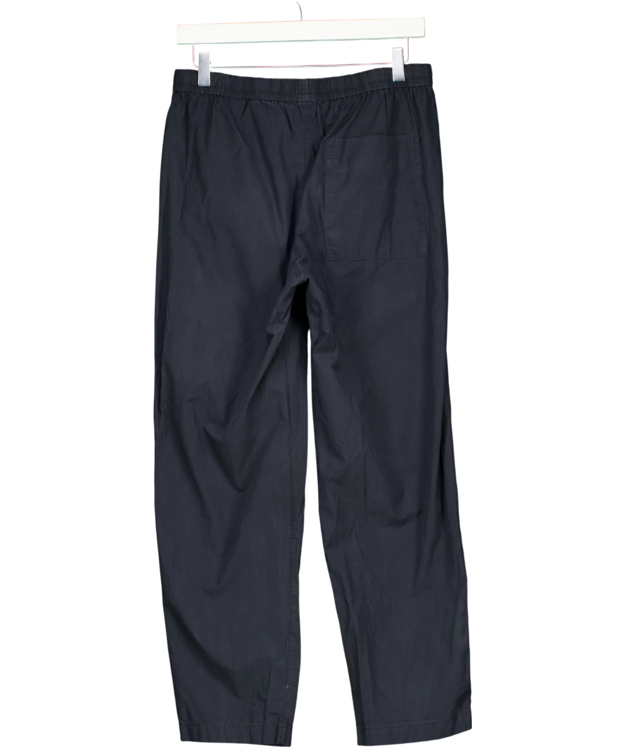 COS Blue Linen Trousers UK S — Back