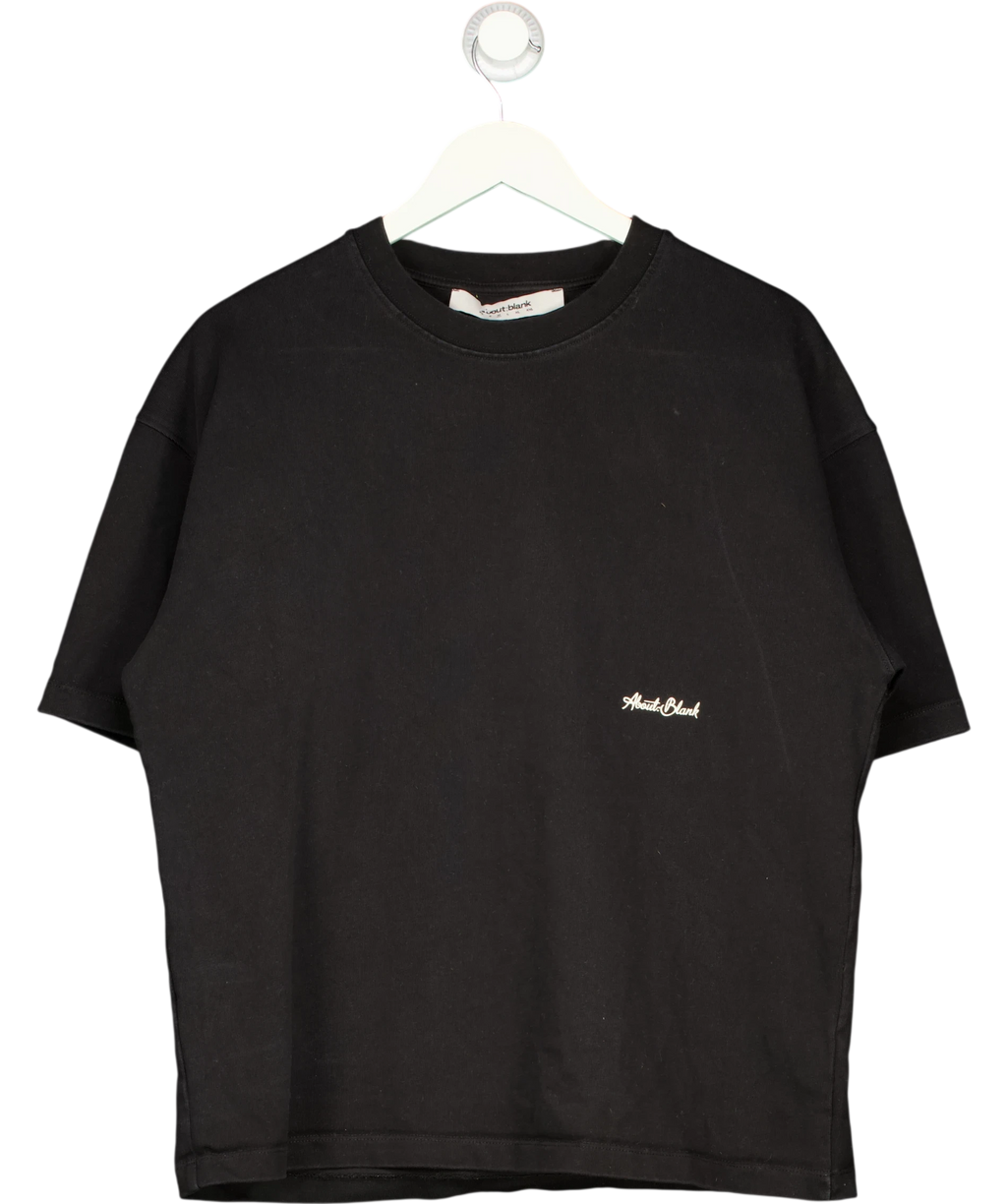 about:blank Black Box T-shirt UK M — Front