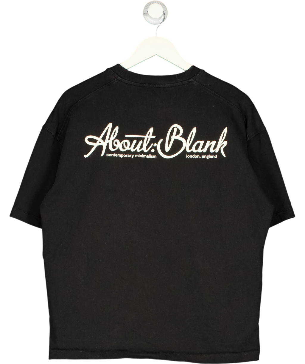 about:blank Black Box T-shirt UK M — Back