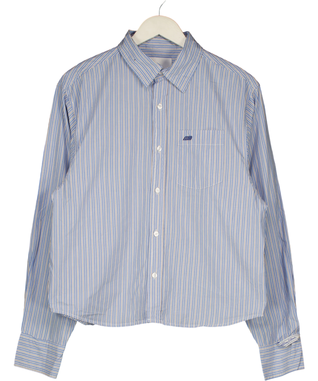 EME STUDIOS Blue Dock Sky Shirt UK S — Front