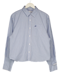 EME STUDIOS Blue Dock Sky Shirt UK S — Front