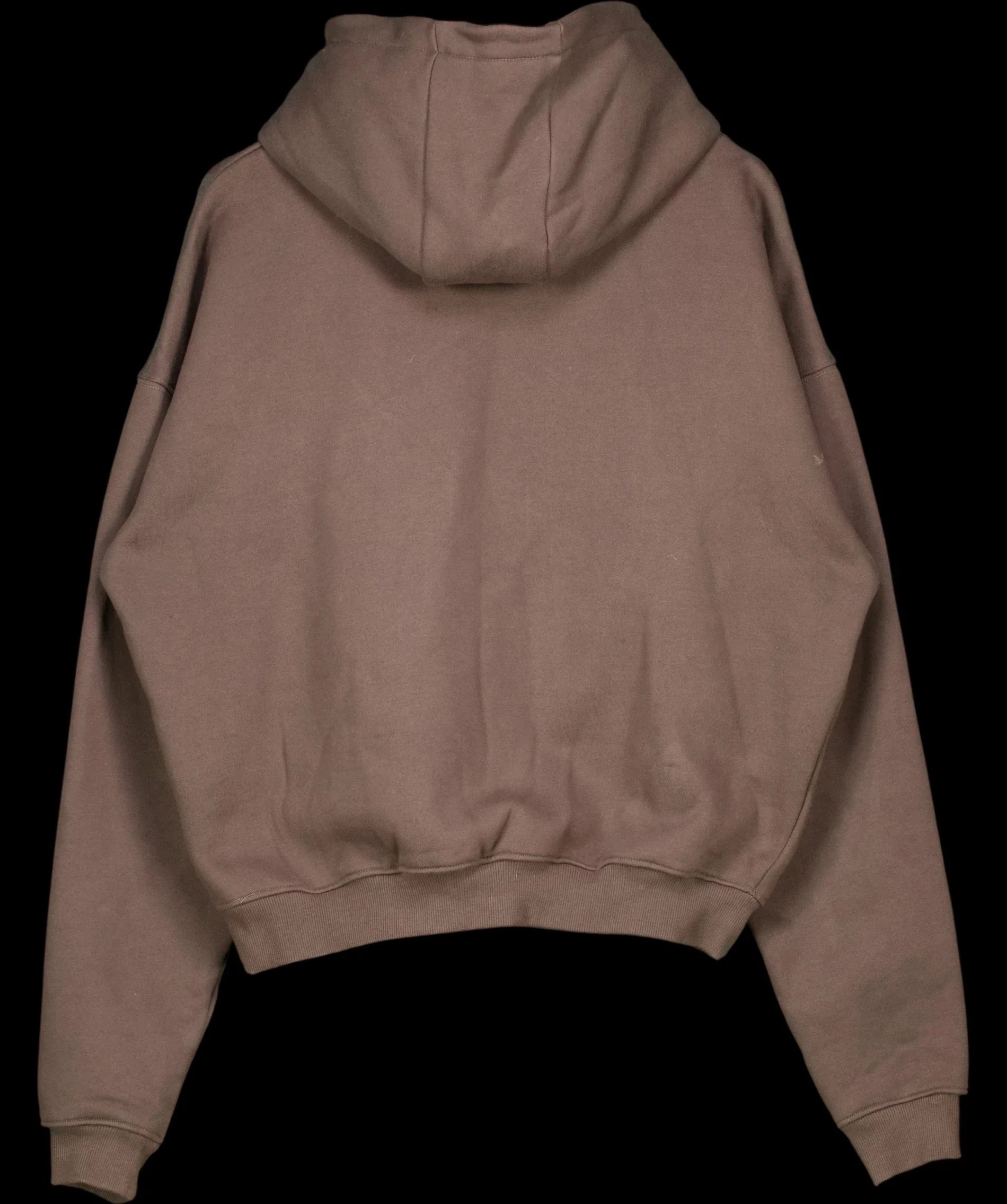 WILLIAM GILES Brown Signature Oversized Heavyweight Hoodie Cocoa brown, size UK M — label