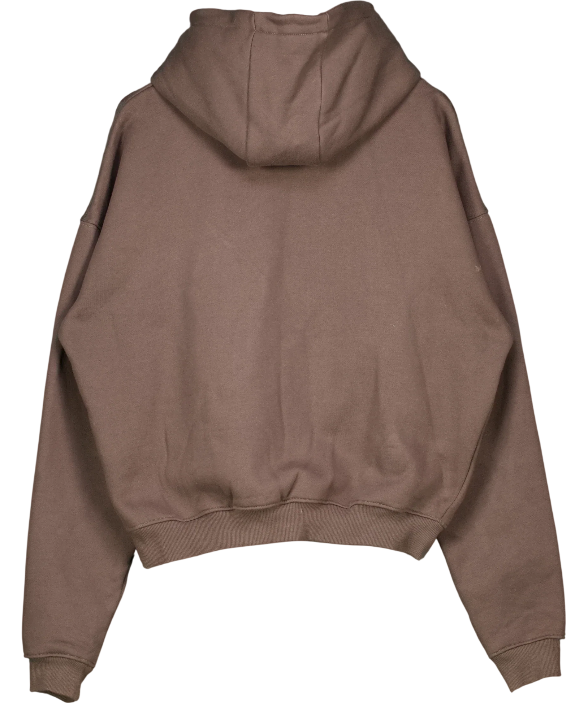 WILLIAM GILES Brown Signature Oversized Heavyweight Hoodie Cocoa brown, size UK M — back