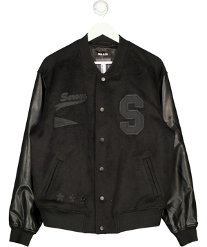 Ser.o.ya Malcolm Bomber Varsity Jacket Black UK L