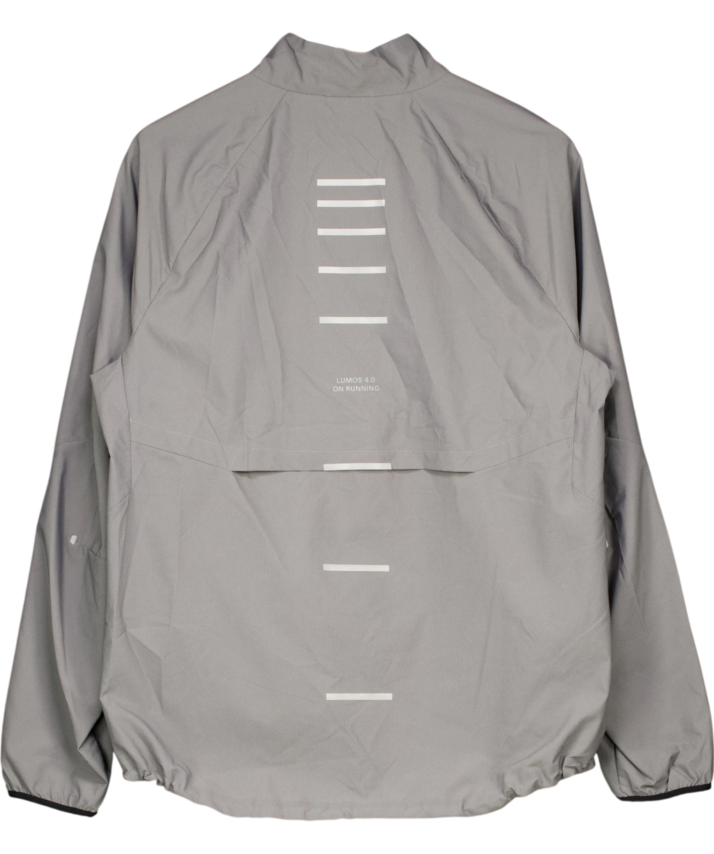 Lumos Grey Rfunning Fleece UK S — Back