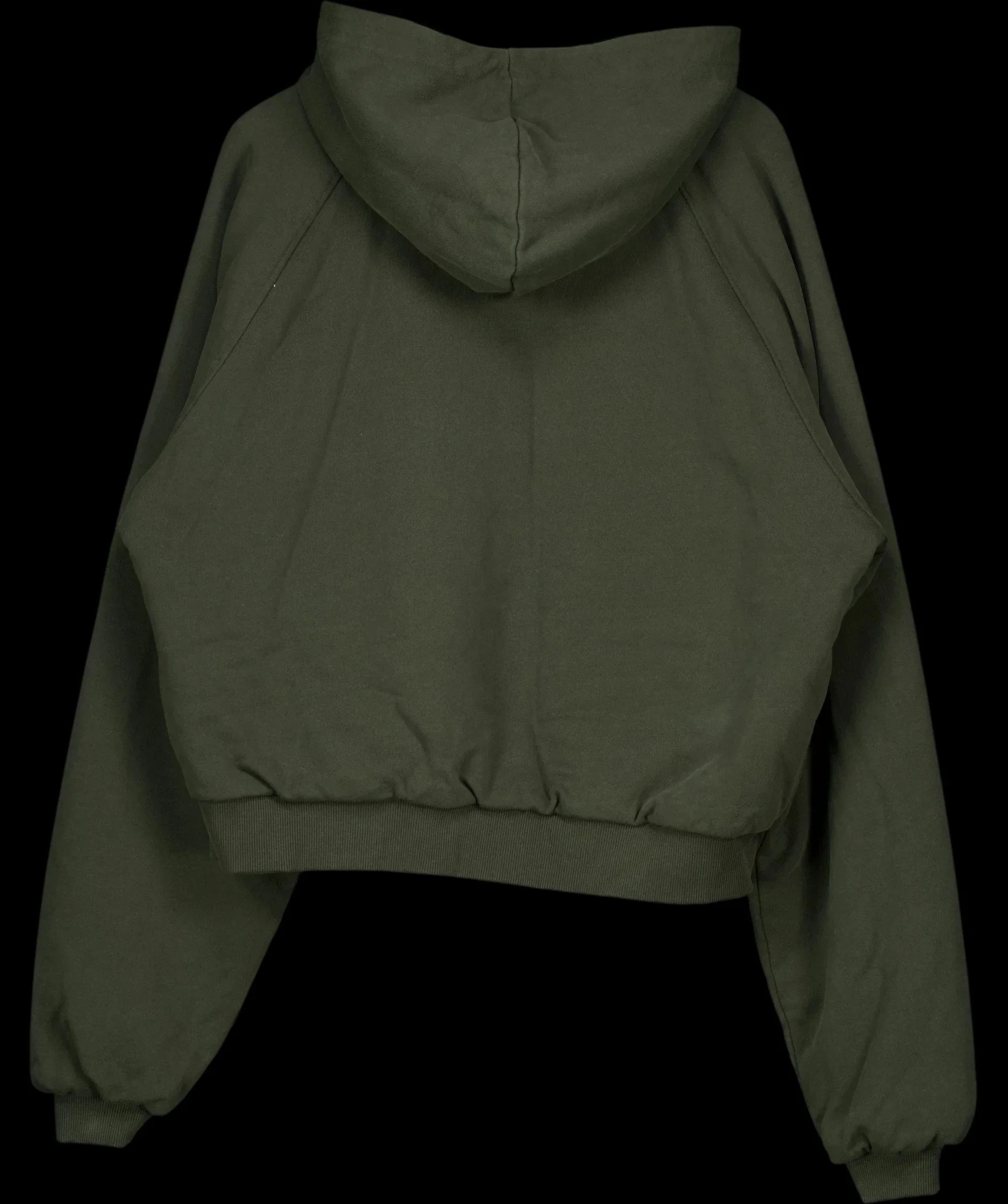 EME STUDIOS Green Desire Mountain Green Full Zip Hoodie, size UK M — label
