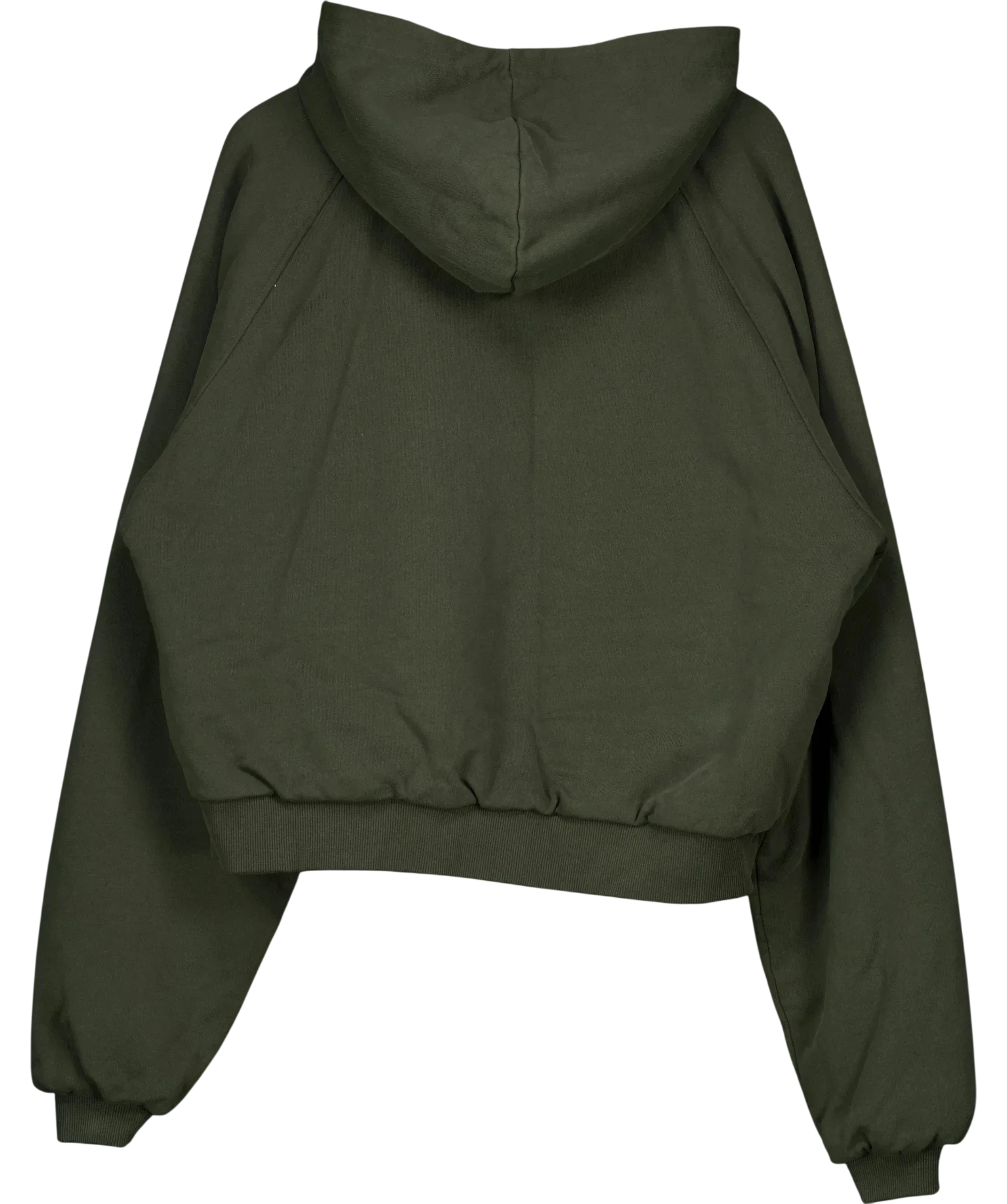 EME STUDIOS Green Desire Mountain Green Full Zip Hoodie, size UK M — care label