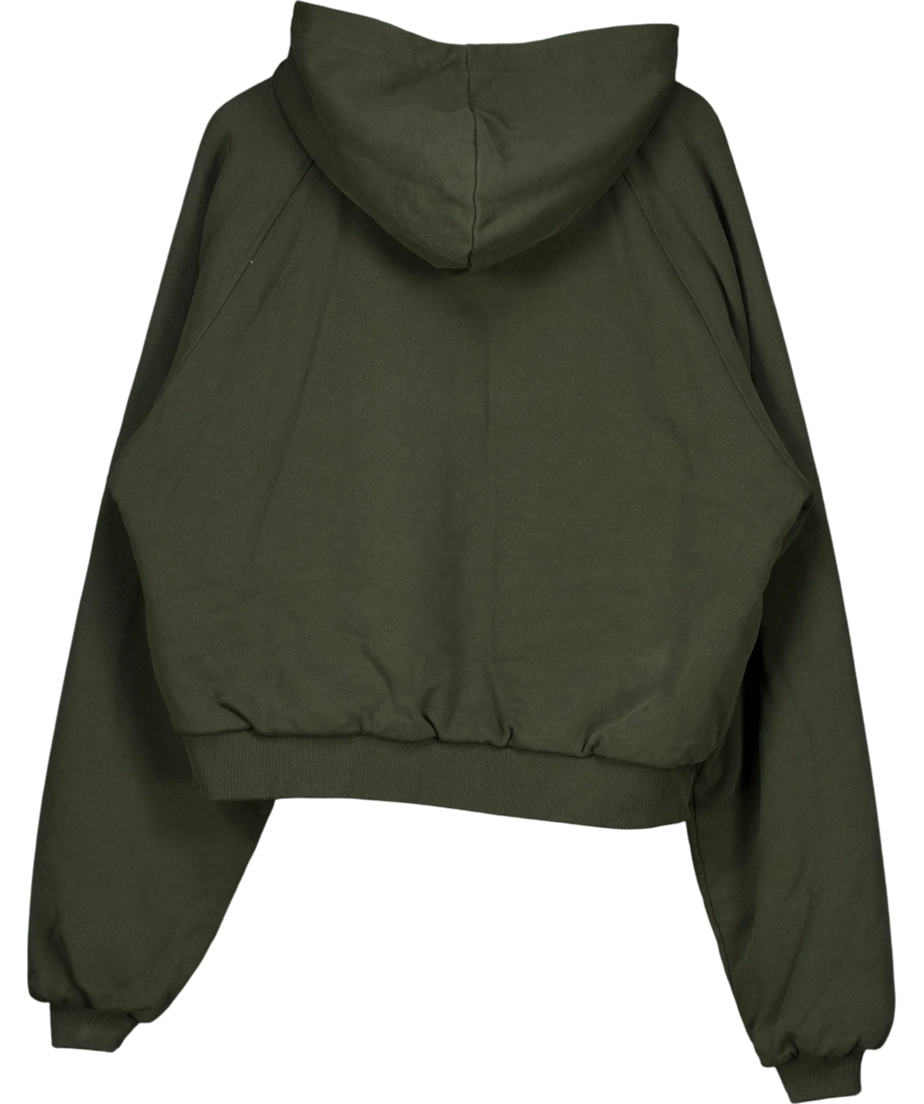 EME STUDIOS Green Desire Mountain Green Full Zip Hoodie, size UK M — back