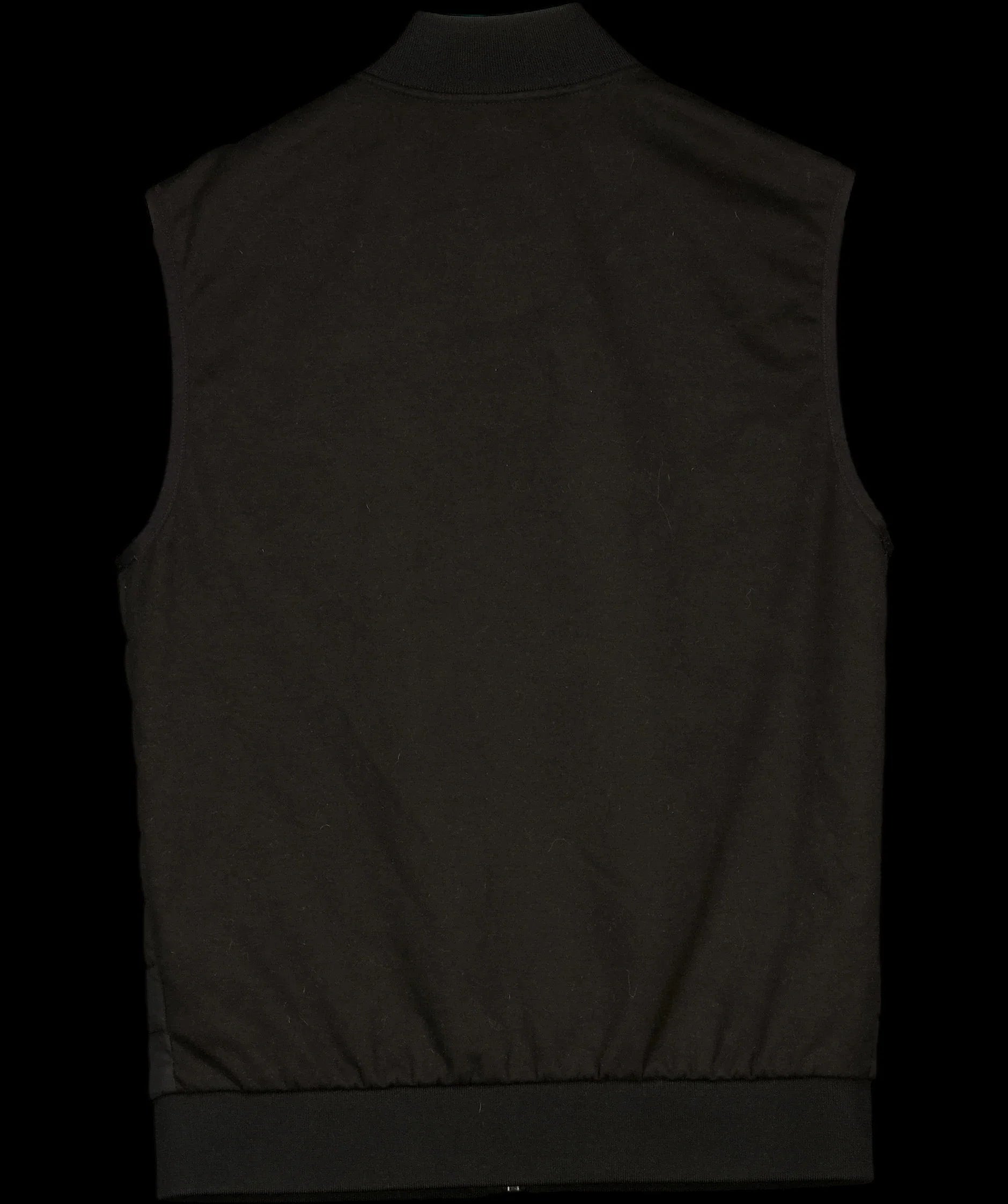 REISS Black Pluto Hybrid Quilted Gilet Black, size UK S — label