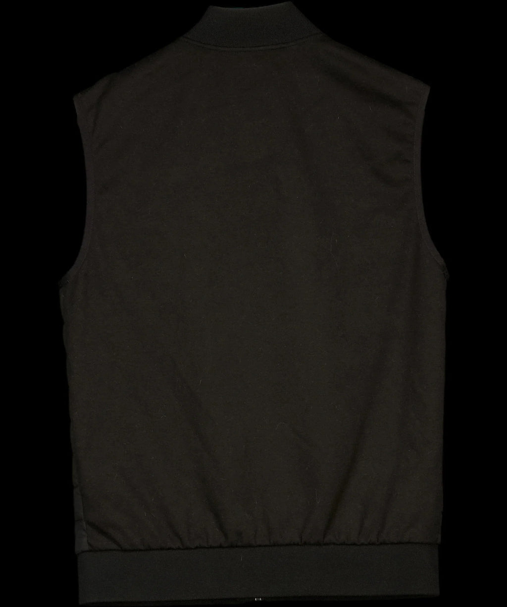 REISS Black Pluto Hybrid Quilted Gilet Black, size UK S — label