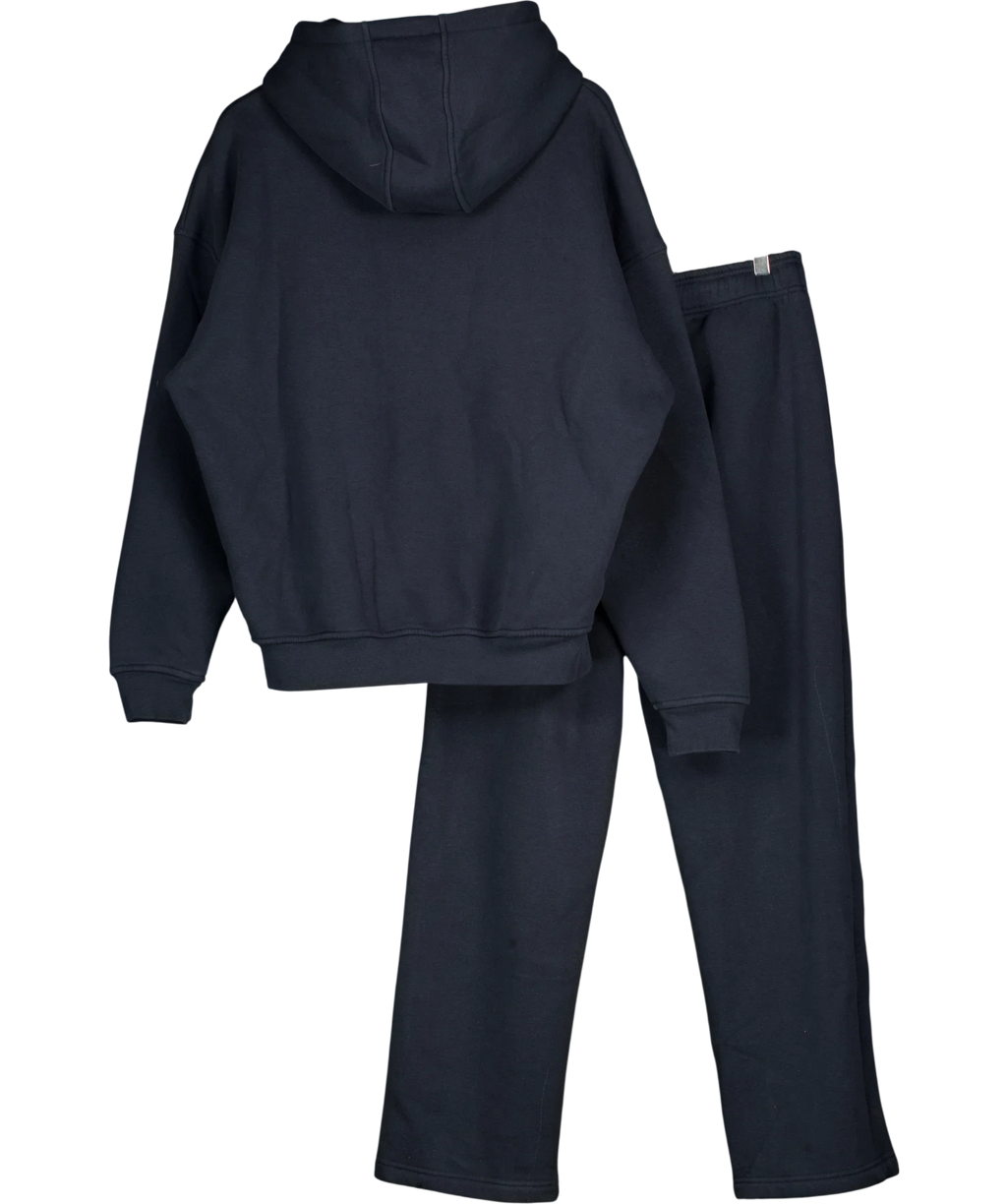 BrotherandKin Blue Branded Hoodie UK M — Back