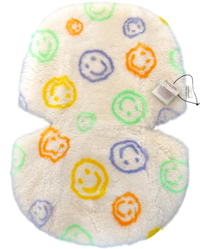 Tommee Tippee  x BINIBAMBA Happy Days Sheepskin Snuggler Pram Liner Milk One Size