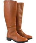 FRAME tan Le Ramsey Knee High Boot, size UK 4.5 EU 37.5 👠 — front