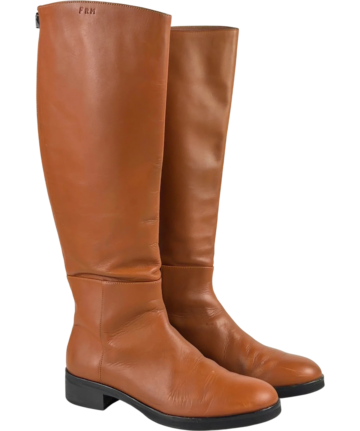 FRAME tan Le Ramsey Knee High Boot, size UK 4.5 EU 37.5 👠 — front
