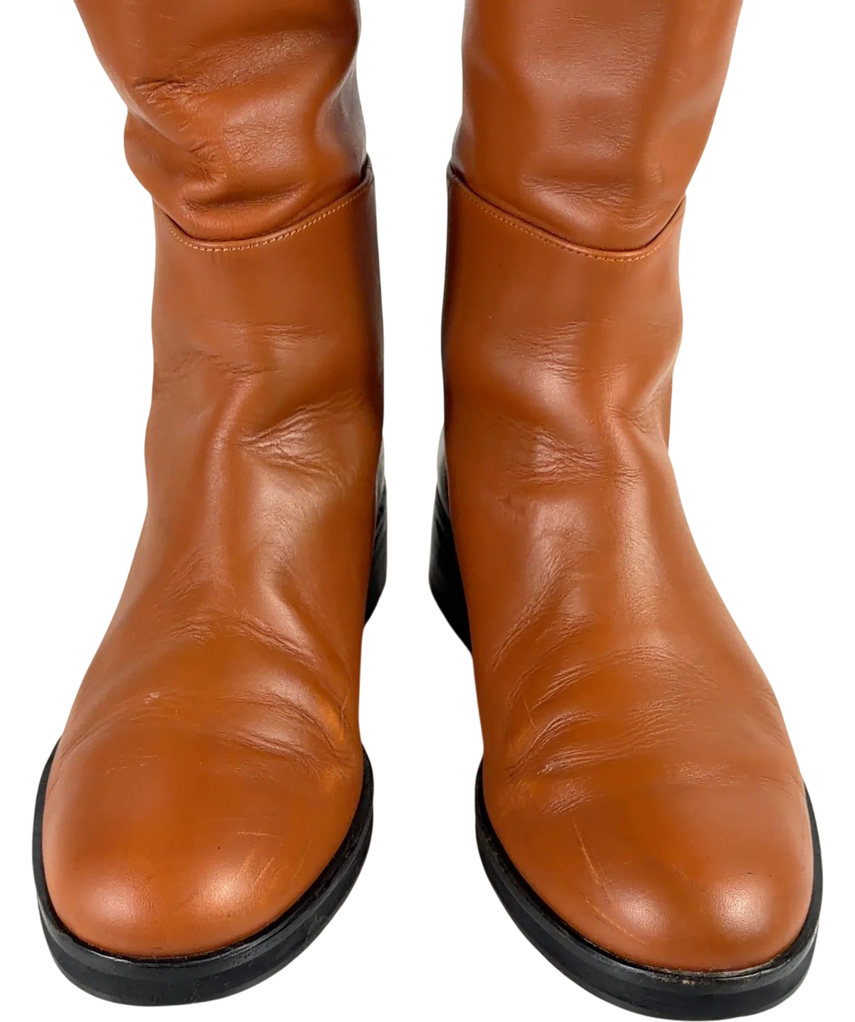 FRAME tan Le Ramsey Knee High Boot, size UK 4.5 EU 37.5 👠 — detail